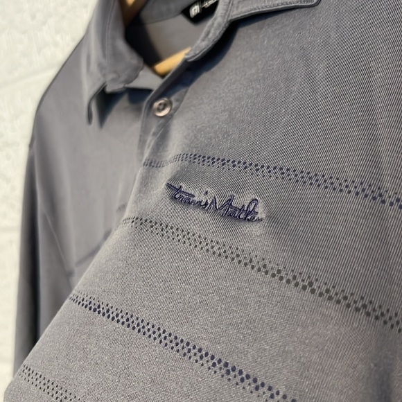 Travis Mathew Men’s Pima Cotton River Rafter Striped Polo - Large - Picture 6 of 9